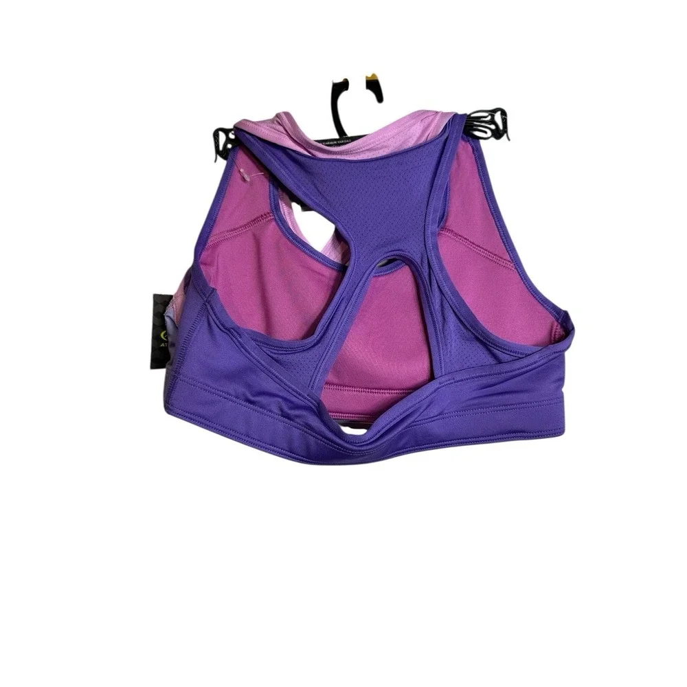 athletic‎ works girls 2 pack sports bras pink & purple size large